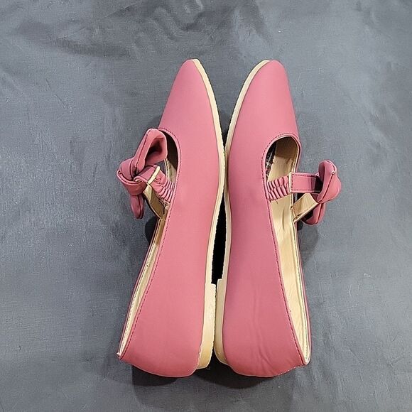 BRAND NEW WELLSFOUNTN COMFORT ROUND TOE SLIP-ON WOMEN"S BOWNOT WOMEN'S FLAT SHOE - Picture 9 of 13